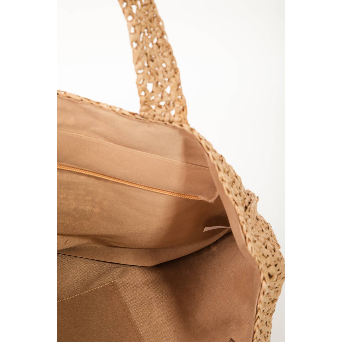 Straw Braided Pattern Tote Bag