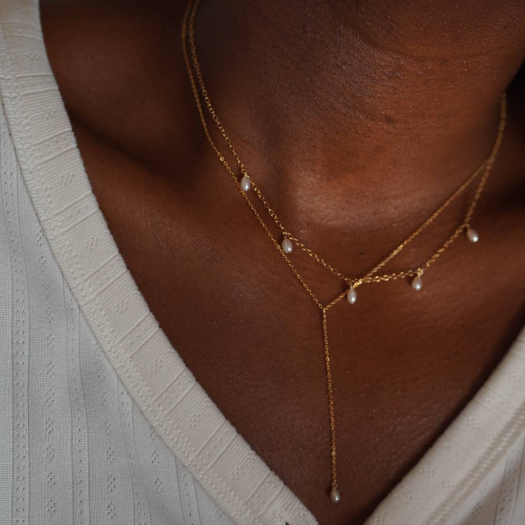 Five Pearl Necklace