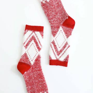 Diamond Pattern Socks