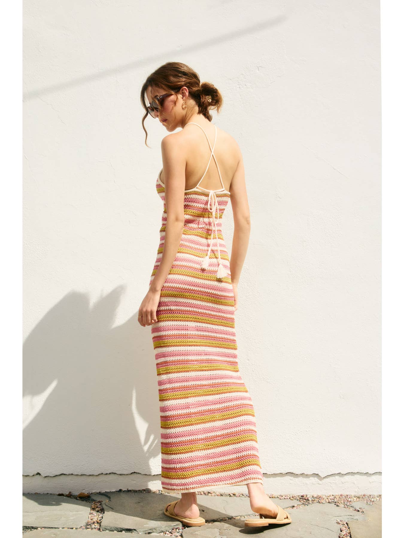 Sun Child Bodycon Maxi Knit Dress