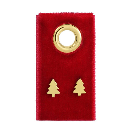 Minimalist Christmas Tree Studs