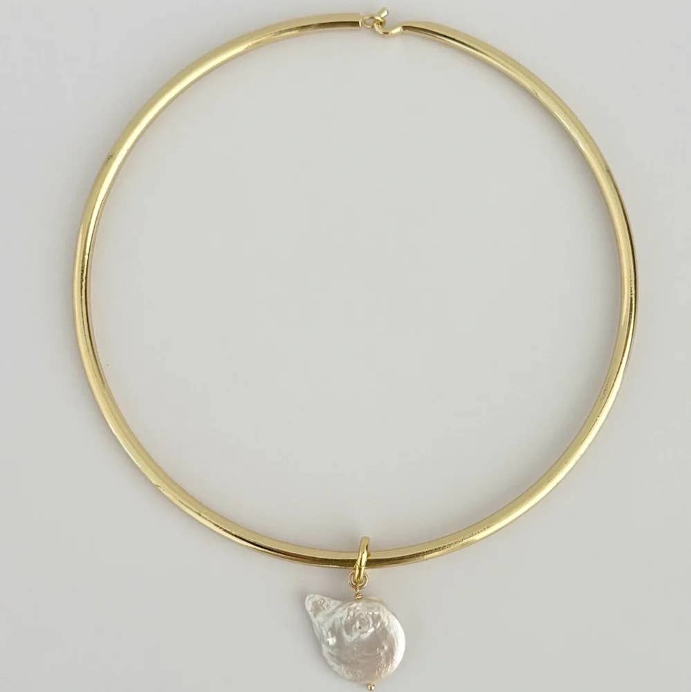 Baroque Pearl Choker Necklace
