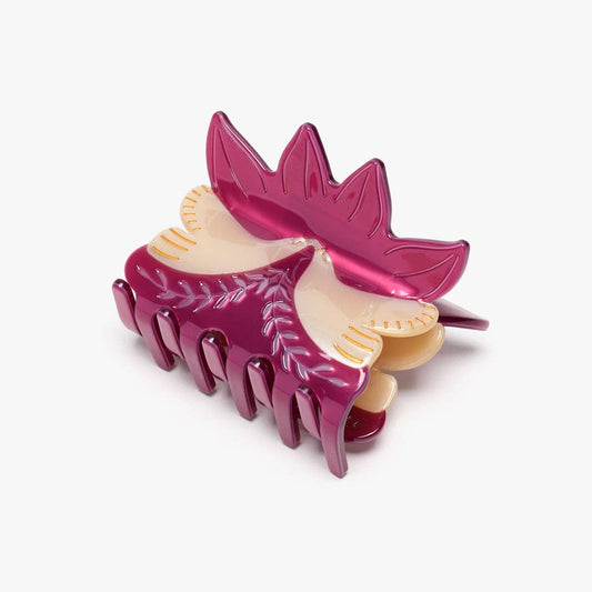 Eternal Flame Engraved Doves Hair Claw