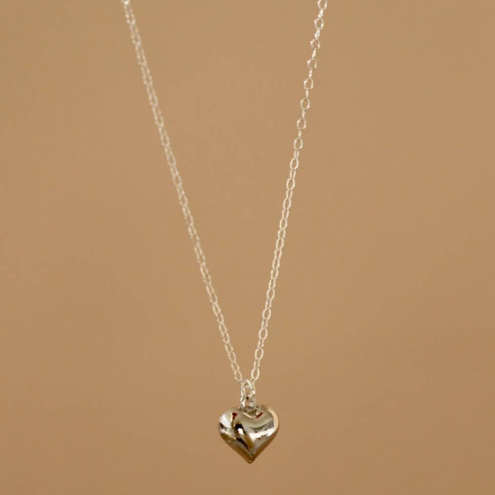 Clara Puff Heart Necklace