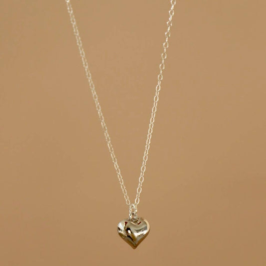Clara Puff Heart Necklace