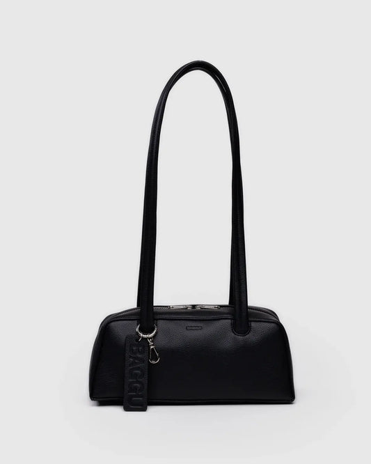 Small Recycled Leather Bowler Bag