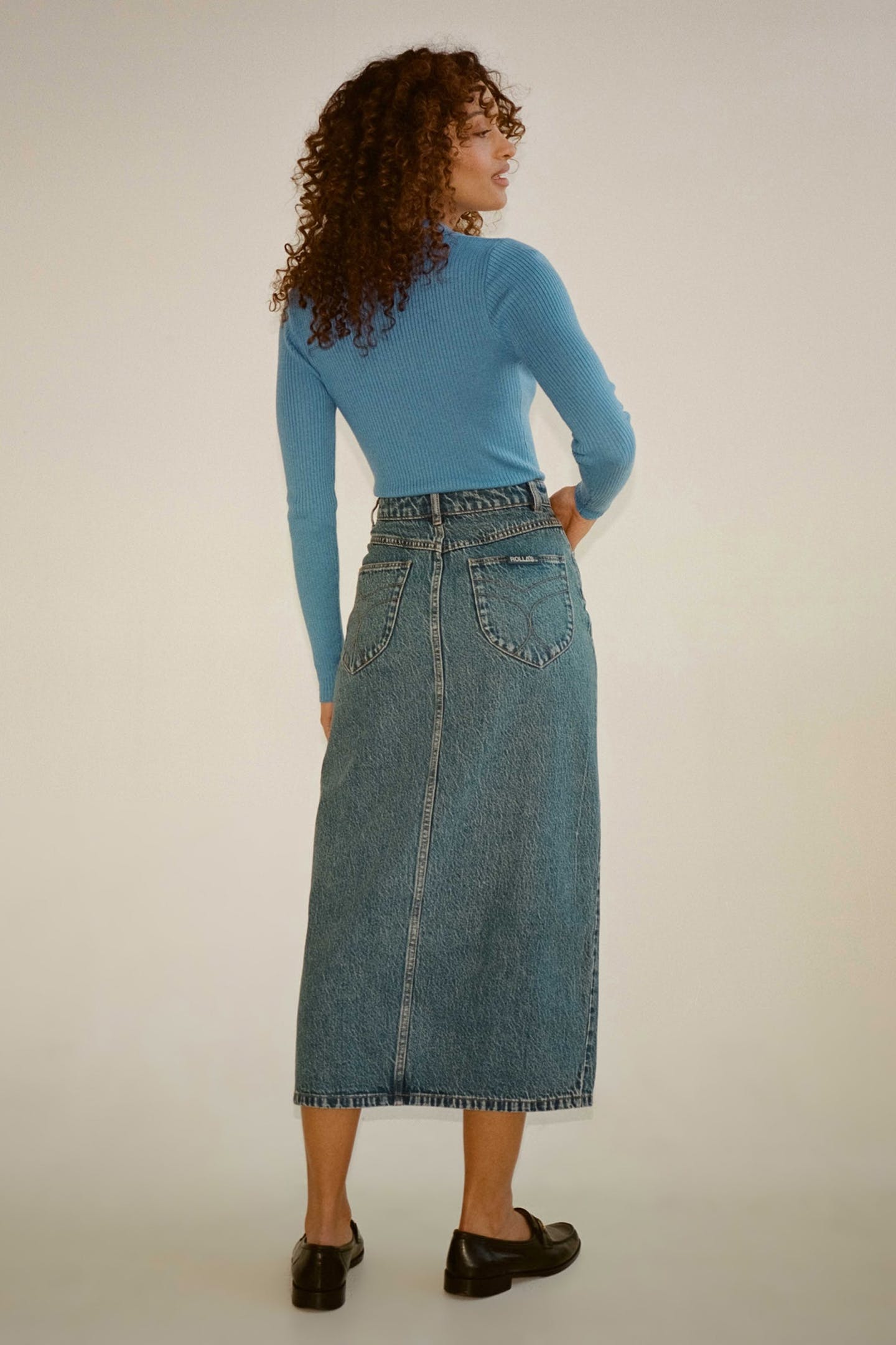 Chicago Skirt - Lyocell Blue