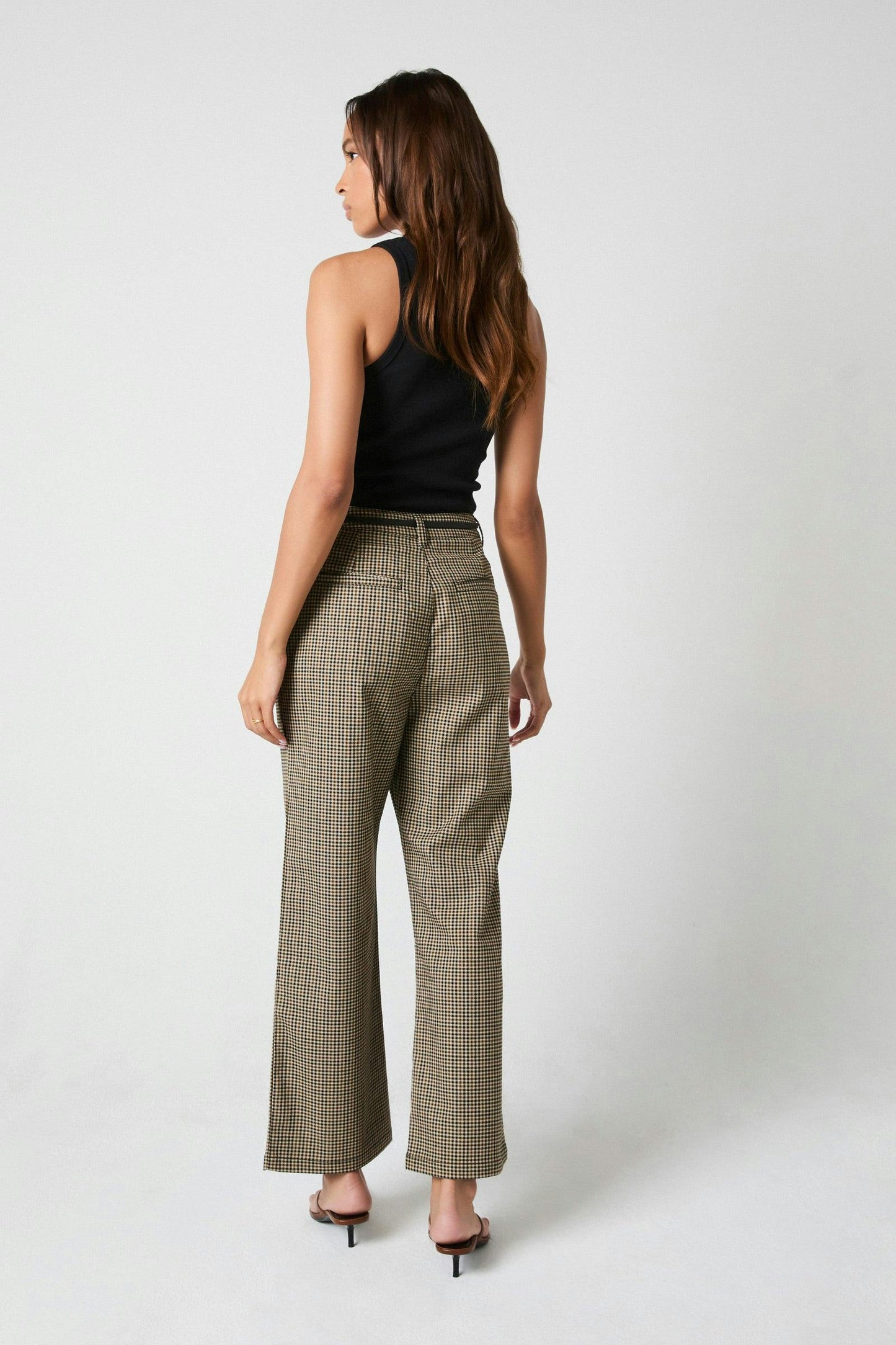 Heidi Pant - Brown Check