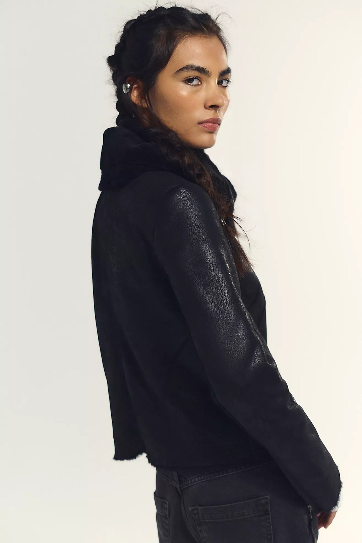 Fourline Shearling Aviator Jacket