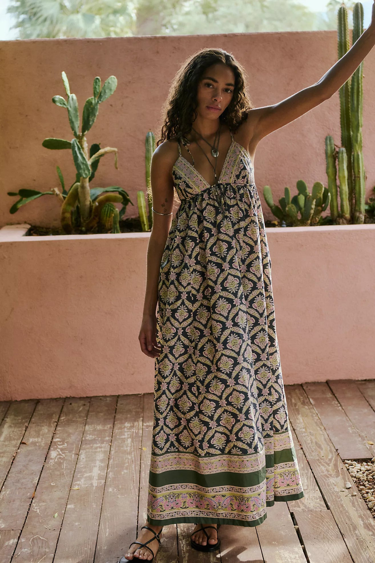 Sorrento Stroll Printed Maxi Dress