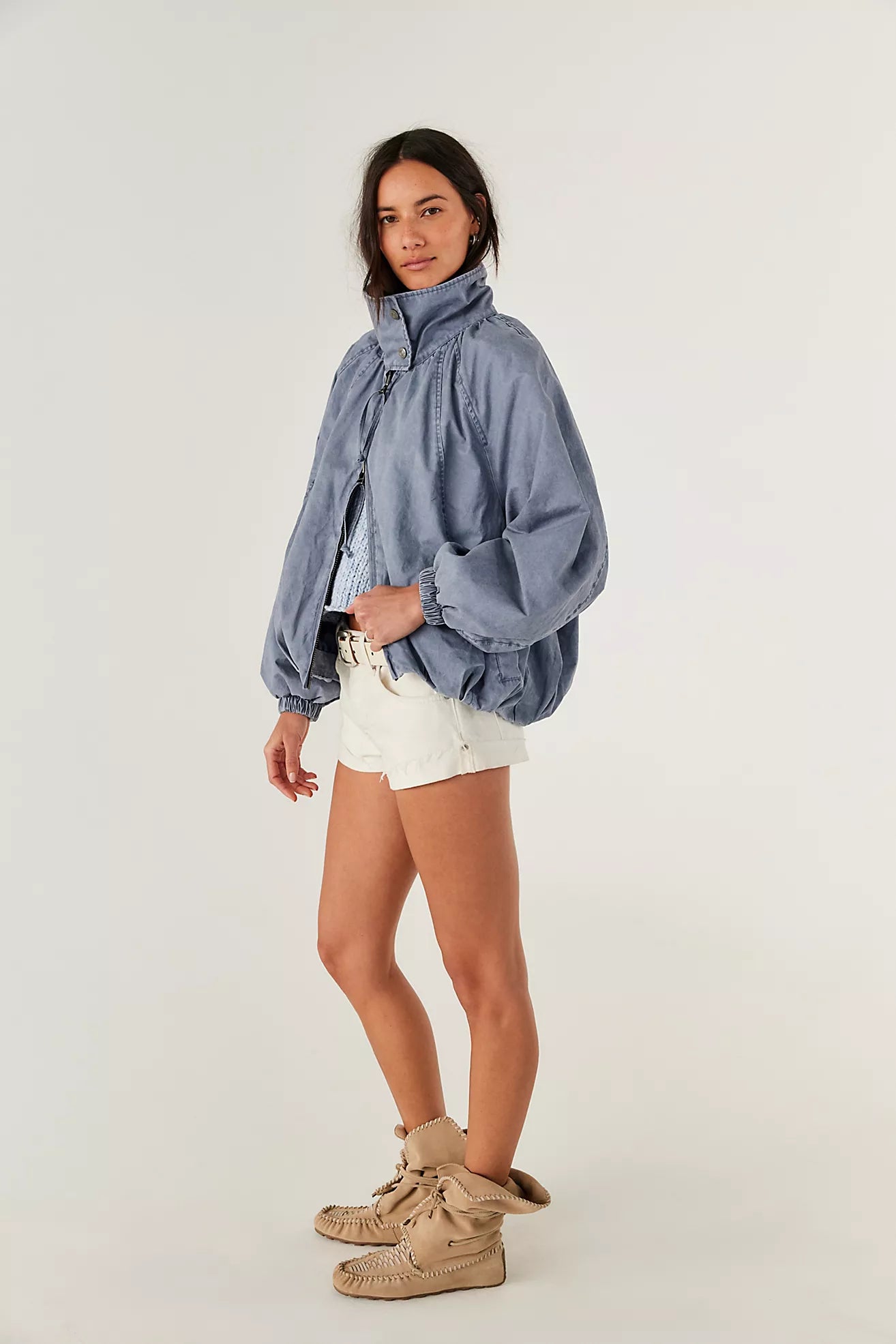 Chelsea Funnel-Neck Jacket