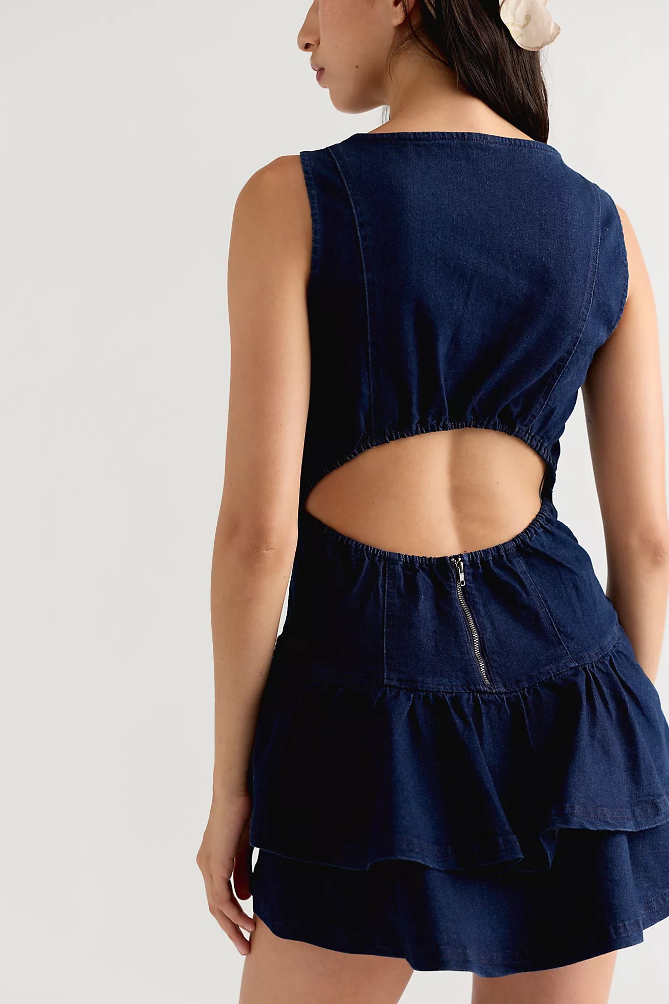 Slow Burn Denim Mini Dress