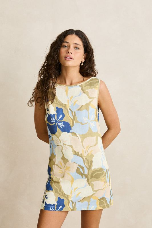 blanca floral mini dress