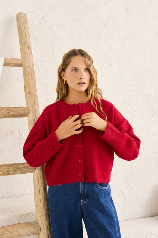 estelle fluffy cardigan