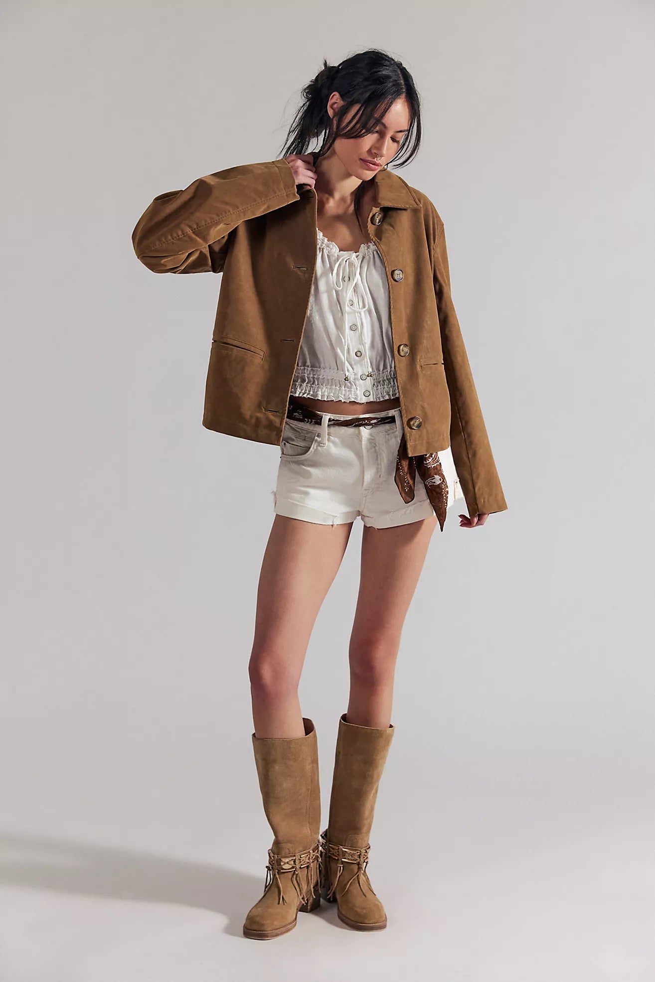 Hera Vegan Suede Jacket