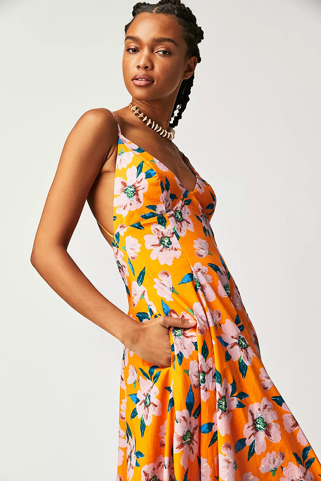 Finer Things Printed Midi Dress