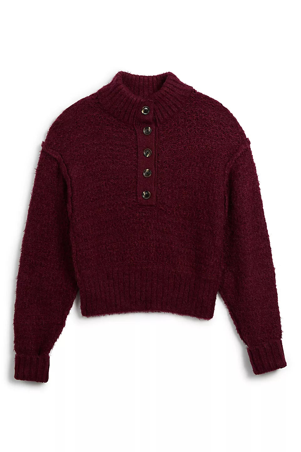 Tucked Henley Pullover