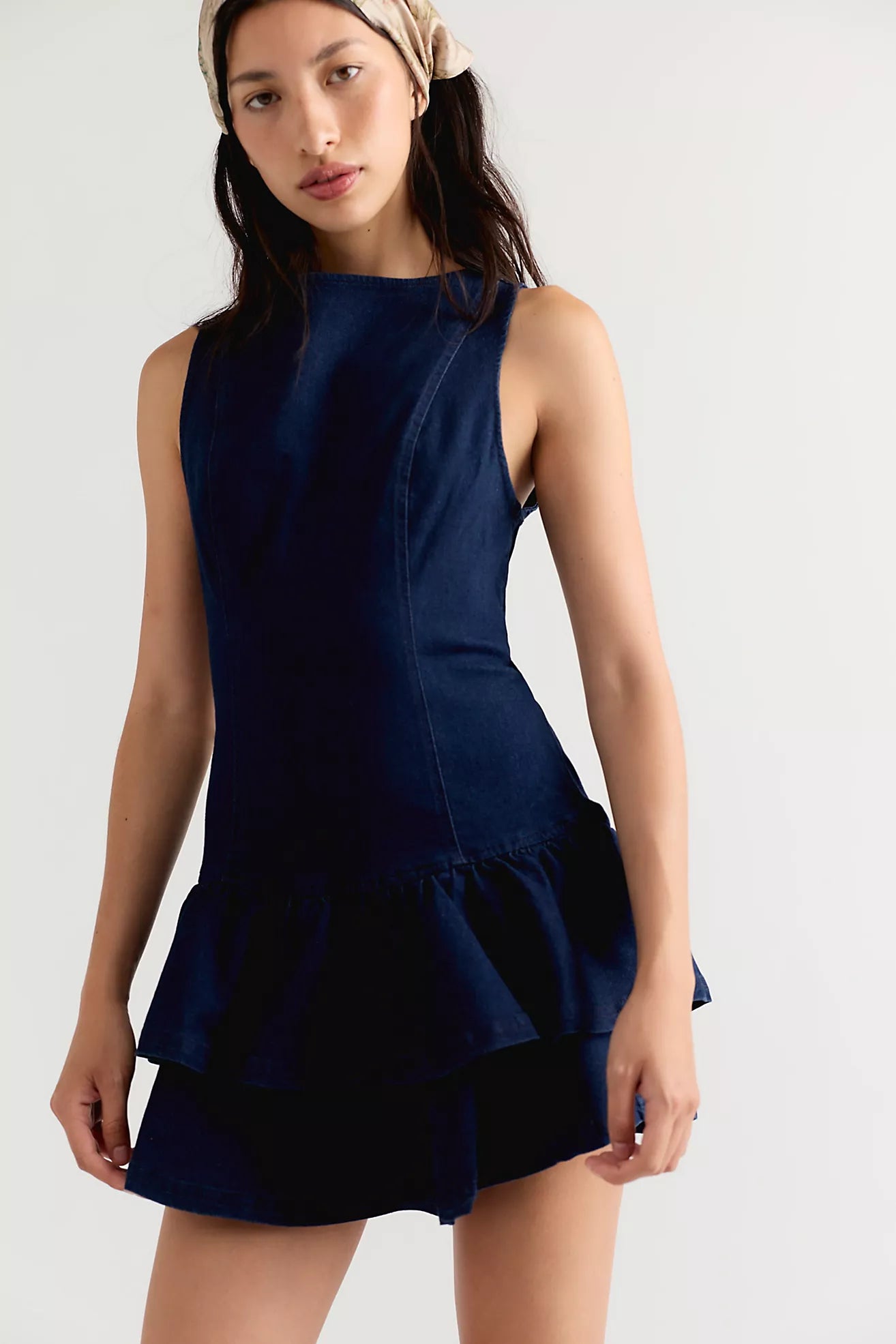 Slow Burn Denim Mini Dress