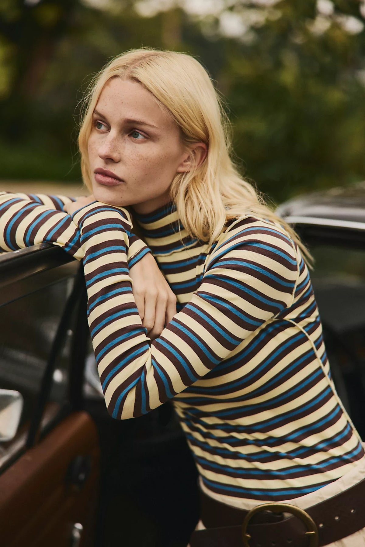 Good Good Stripe Turtleneck