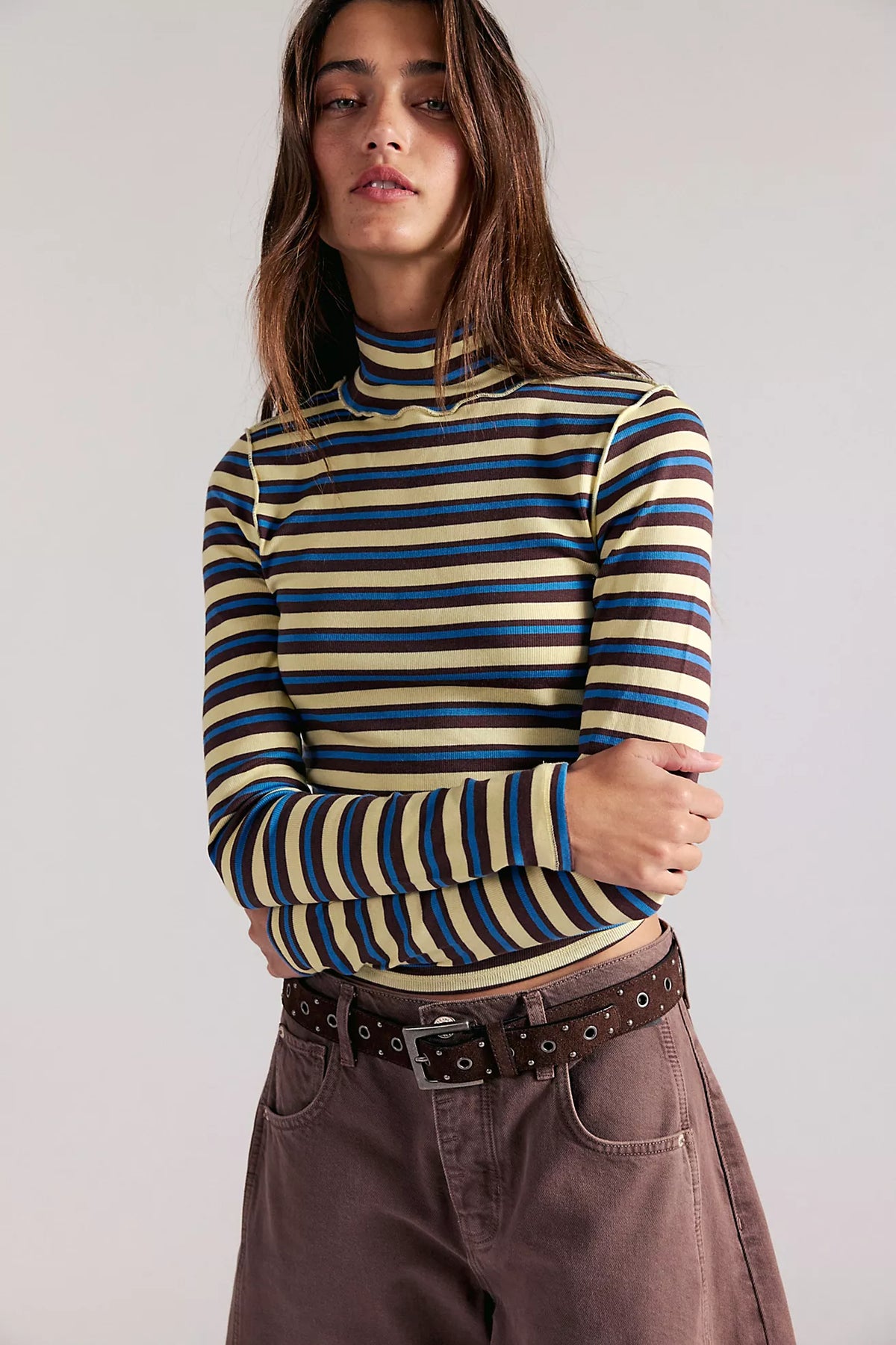 Good Good Stripe Turtleneck