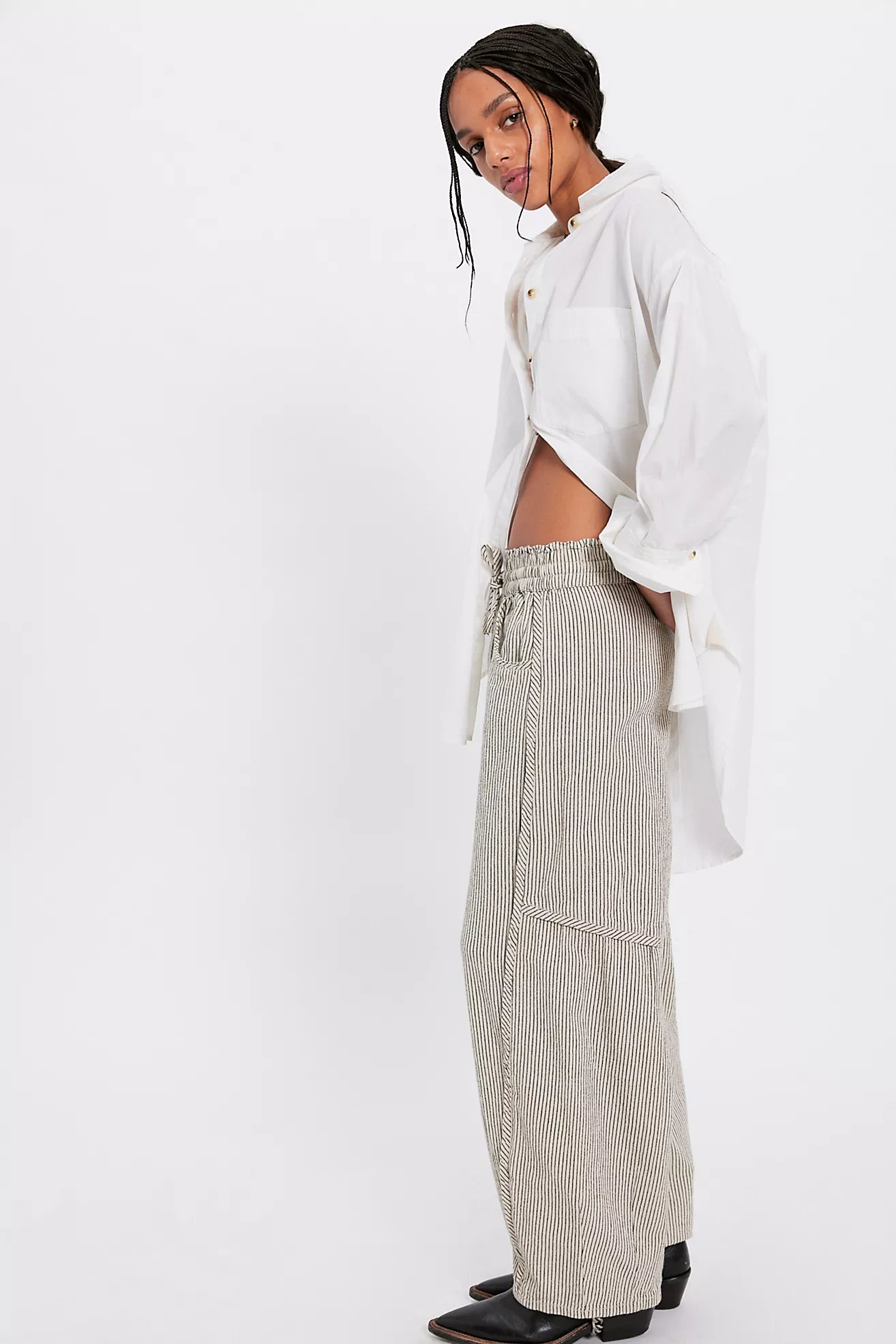 Something Good Pull-On Barrel Pants