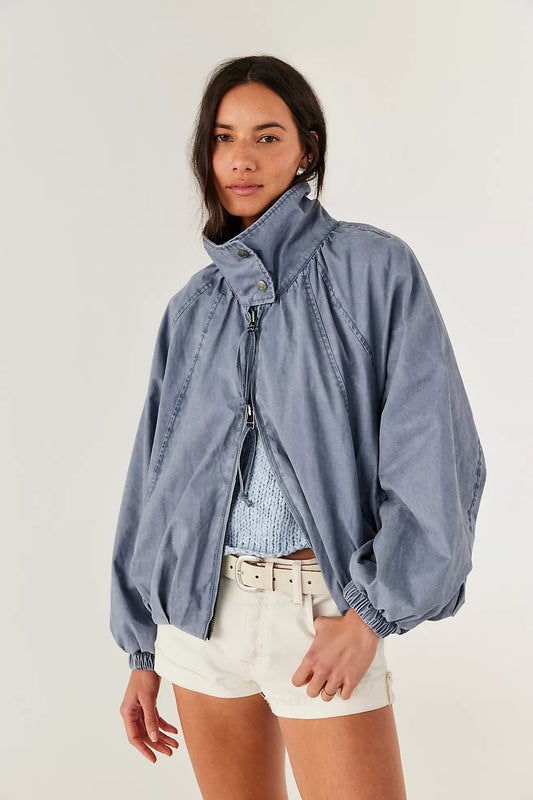 Chelsea Funnel-Neck Jacket