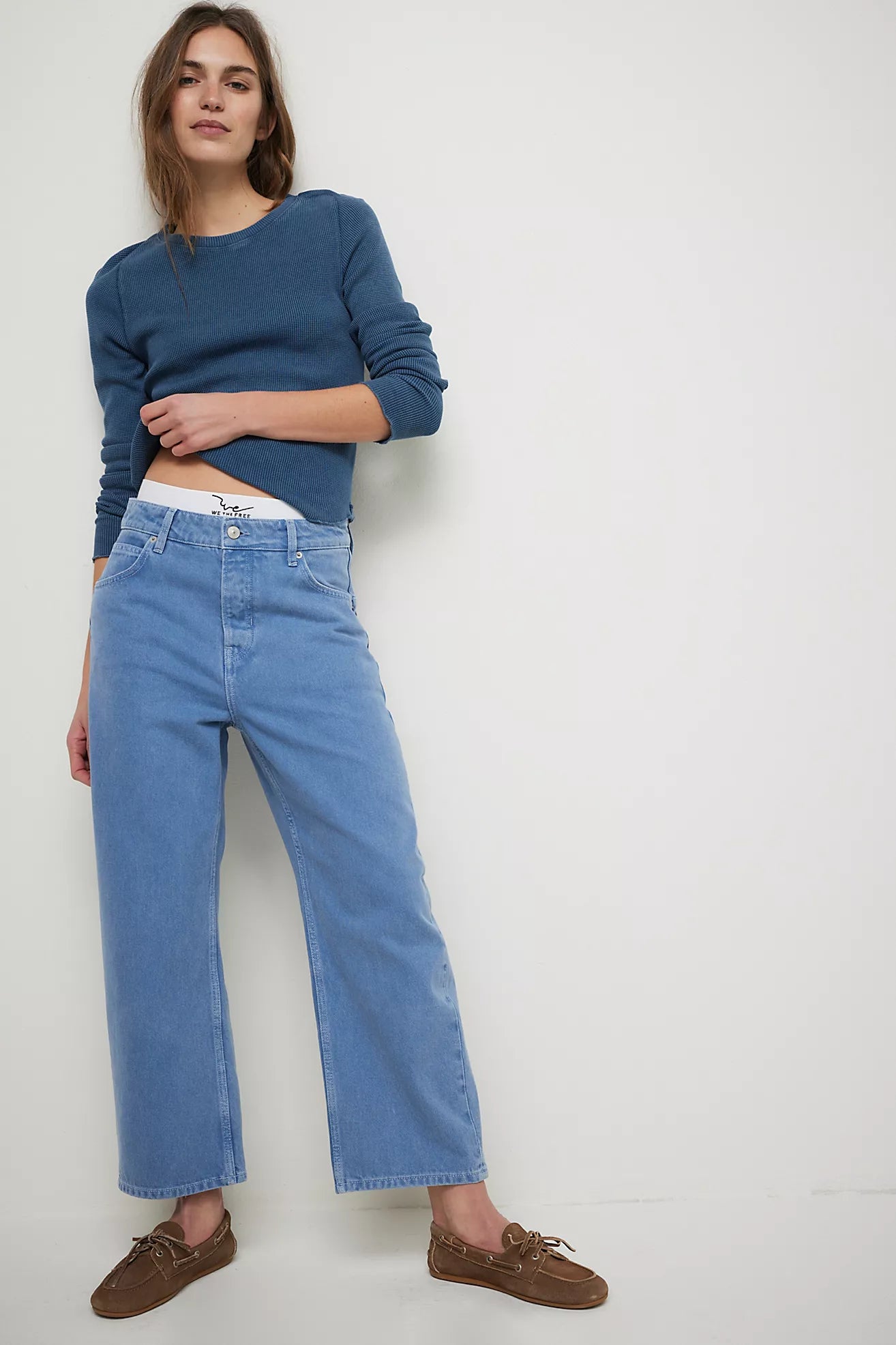 Deep Trance Dropped Boyfriend Jeans