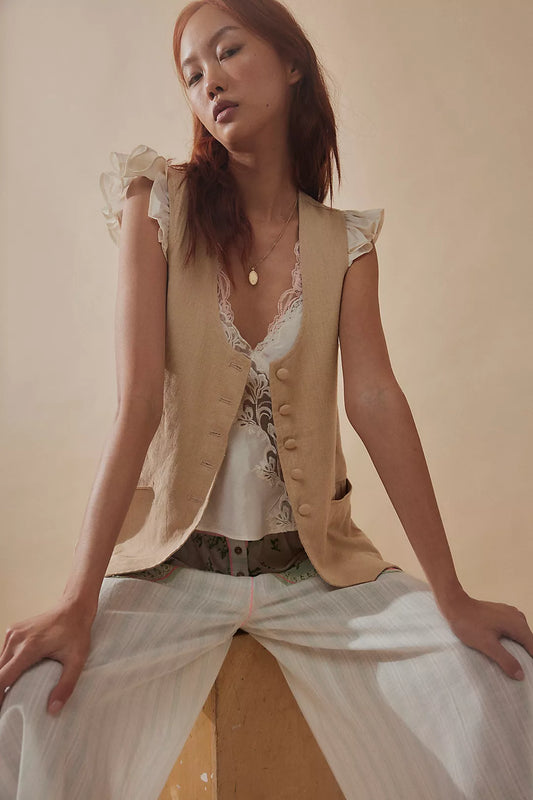 Millie Linen Vest